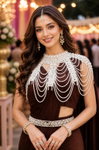 Vrinda By Mrudangi Lycra Ready To Wear Designer Saree Suppliers In India